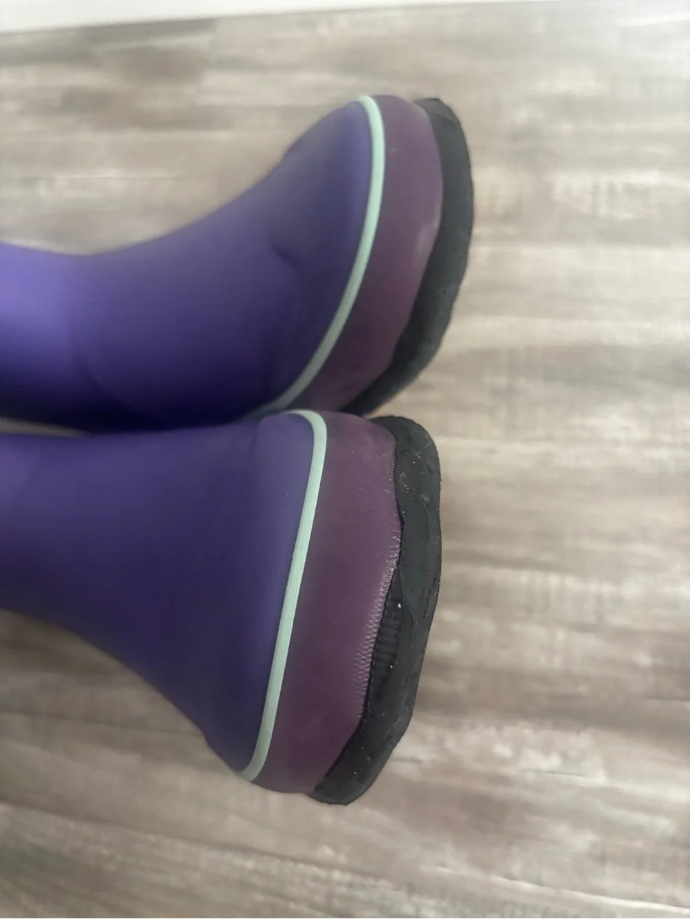 Purple BOGS waterproof rain/snow boots in youth size 2.